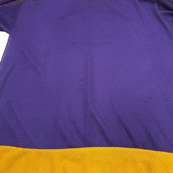 Vintage Bob McCarthy Purple Gold Crown Jersey LA Kings Style Medium - Picture 9 of 9